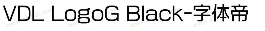 VDL LogoG Black字体转换 VDL LogoG Black字体转换